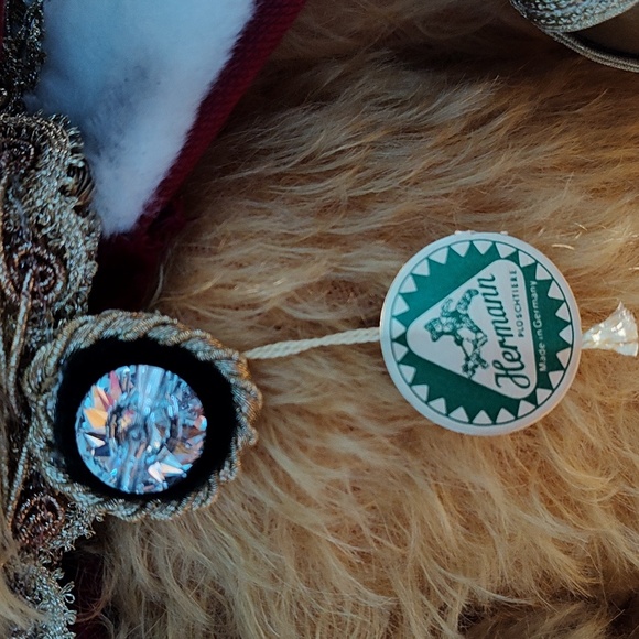 Hermann Queen's Diamond Coronation LE Mohair Teddy Bear - Picture 3 of 9